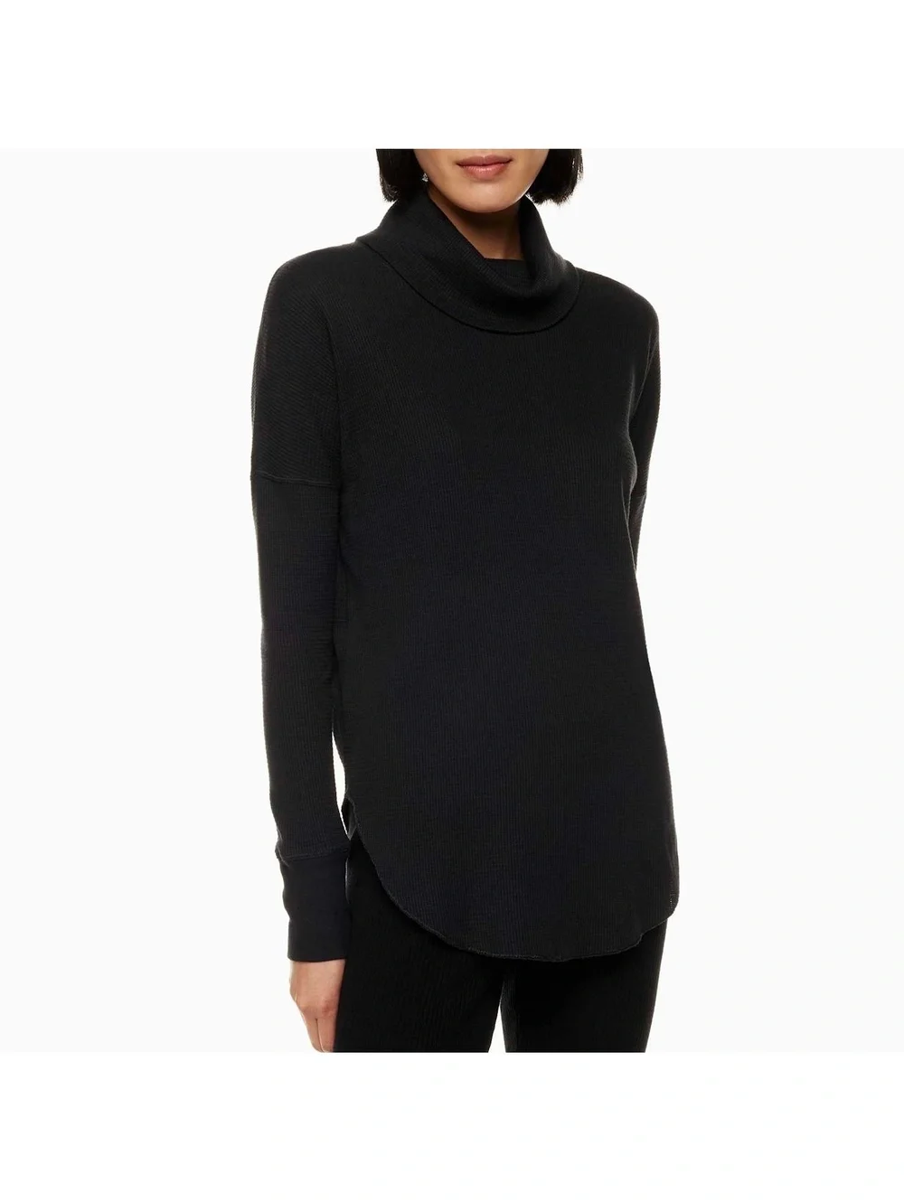 Aritzia The Group by Babaton Thermal cowl-neck longsleeve black